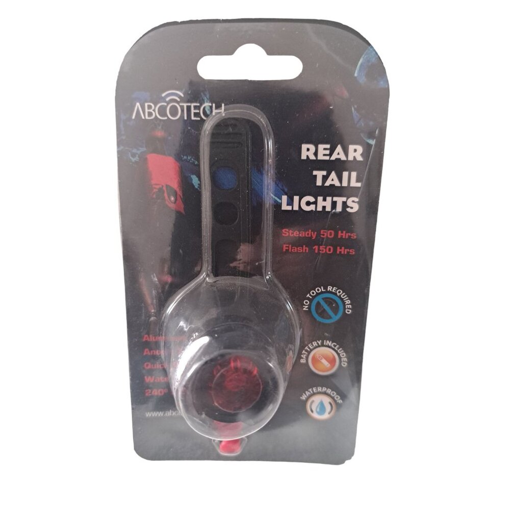 Abco Tech Bike Light Rear Aluminum LED Bike Light Safety